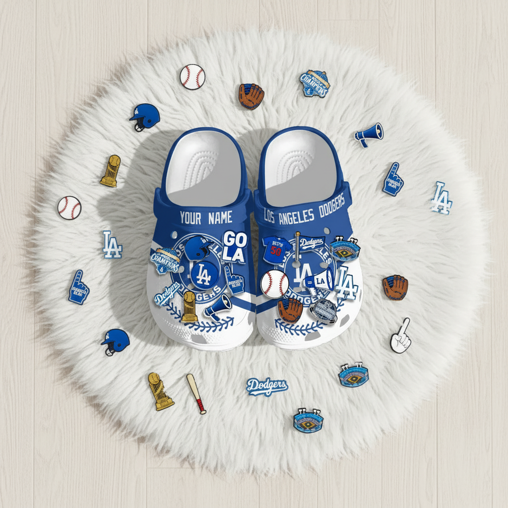 LAD World Series Champions Clogs - Charms Gift Set