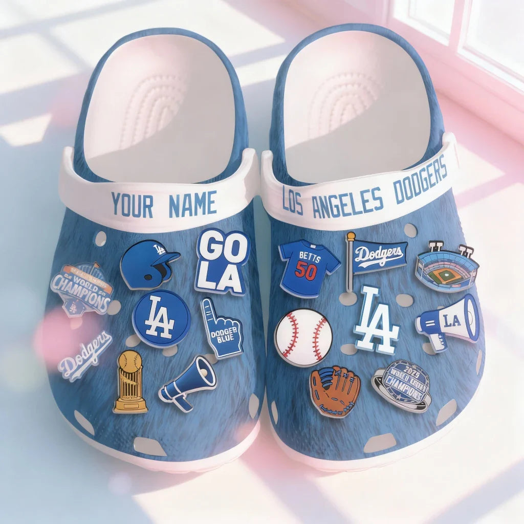 LAD World Series Champions Clogs - Charms Gift Set