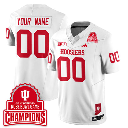 Custom Indiana Hoosiers Vapor Limited Football Jersey - Rose Bowl Champions - All Stitched