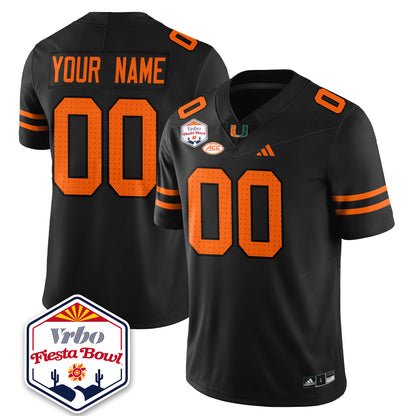 Custom MIA Football Vapor Limited Jersey - Vrbo Fiesta Bowl - All Stitched