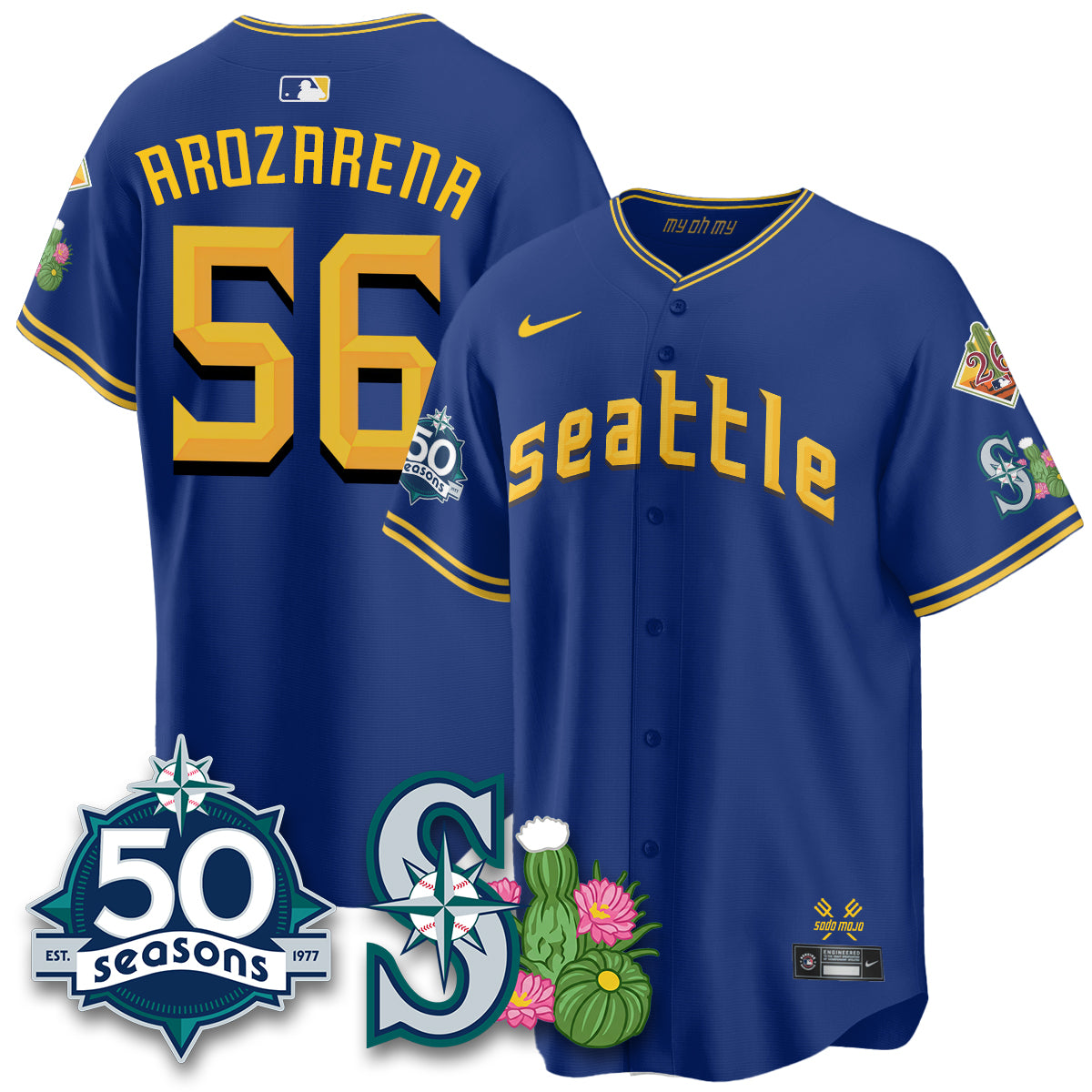 SEA 2026 Spring Training Vapor Limited Jersey - 50th Anniversary - All Stitched