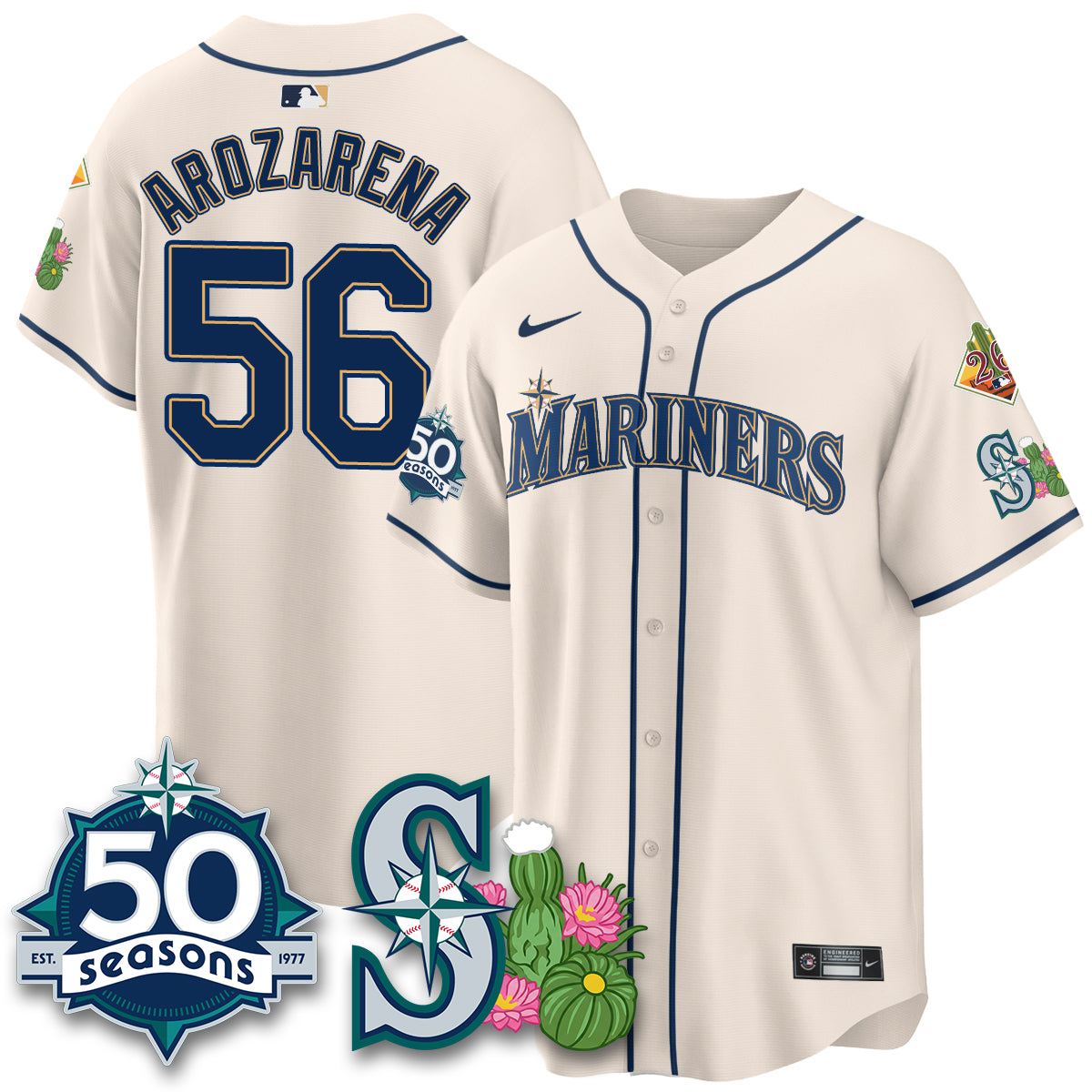 SEA 2026 Spring Training Vapor Limited Jersey - 50th Anniversary - All Stitched