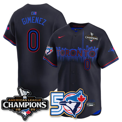 TOR 2025 Vapor Limited Gold Jersey - 50th Season & AL Champs Patch - All Stitched