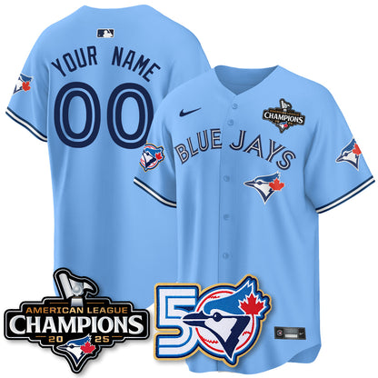 Custom TOR 2025 American League Champions Vapor Limited Jersey - 50th Season - All Stitched
