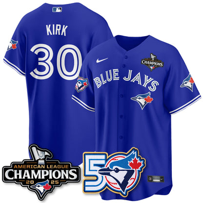 TOR 2025 Vapor Limited Gold Jersey - 50th Season & AL Champs Patch - All Stitched