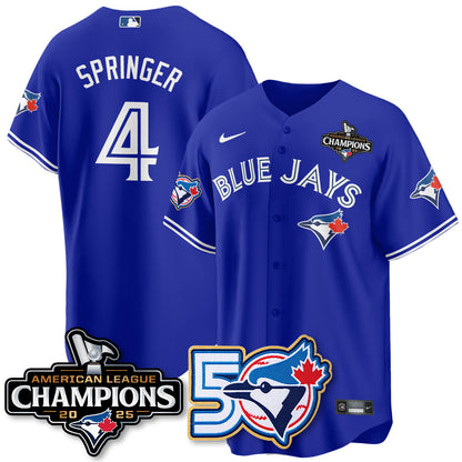 TOR 2025 Vapor Limited Gold Jersey - 50th Season & AL Champs Patch - All Stitched