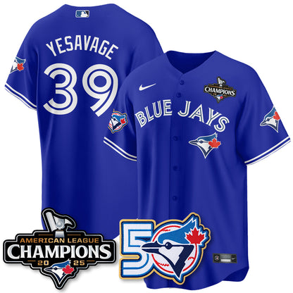 TOR 2025 Vapor Limited Gold Jersey - 50th Season & AL Champs Patch - All Stitched