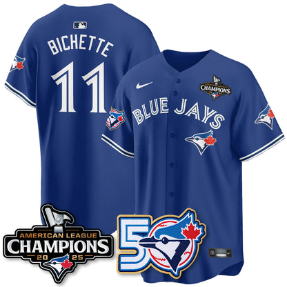 TOR 2025 Vapor Limited Gold Jersey - 50th Season & AL Champs Patch - All Stitched