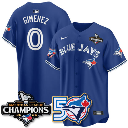 TOR 2025 Vapor Limited Gold Jersey - 50th Season & AL Champs Patch - All Stitched