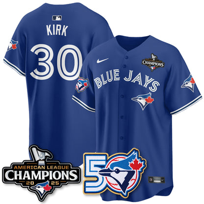 TOR 2025 Vapor Limited Gold Jersey - 50th Season & AL Champs Patch - All Stitched