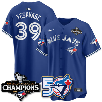 TOR 2025 Vapor Limited Gold Jersey - 50th Season & AL Champs Patch - All Stitched