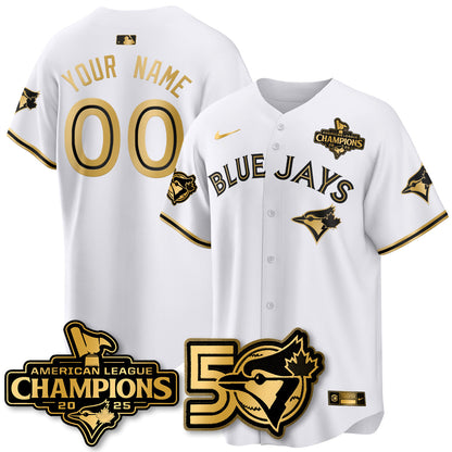 Custom TOR 2025 American League Champions Vapor Limited Jersey - 50th Season - All Stitched