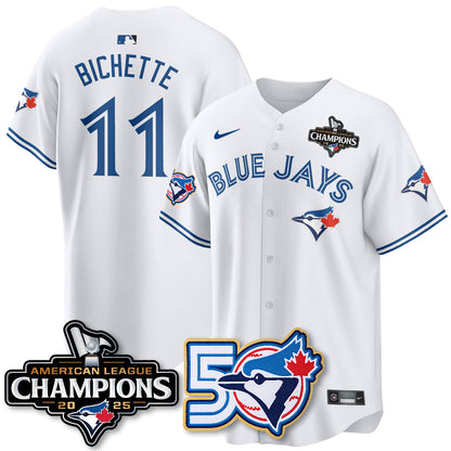 TOR 2025 Vapor Limited Gold Jersey - 50th Season & AL Champs Patch - All Stitched