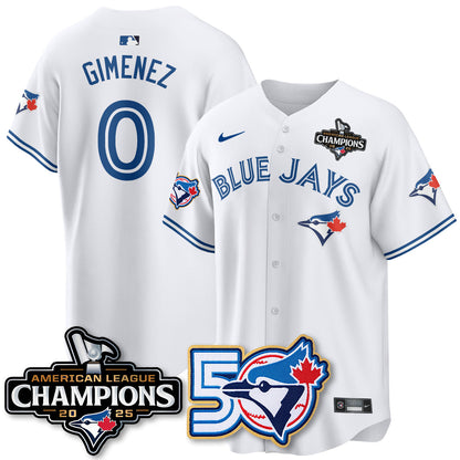 TOR 2025 Vapor Limited Gold Jersey - 50th Season & AL Champs Patch - All Stitched