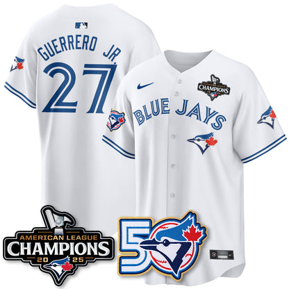 TOR 2025 Vapor Limited Gold Jersey - 50th Season & AL Champs Patch - All Stitched