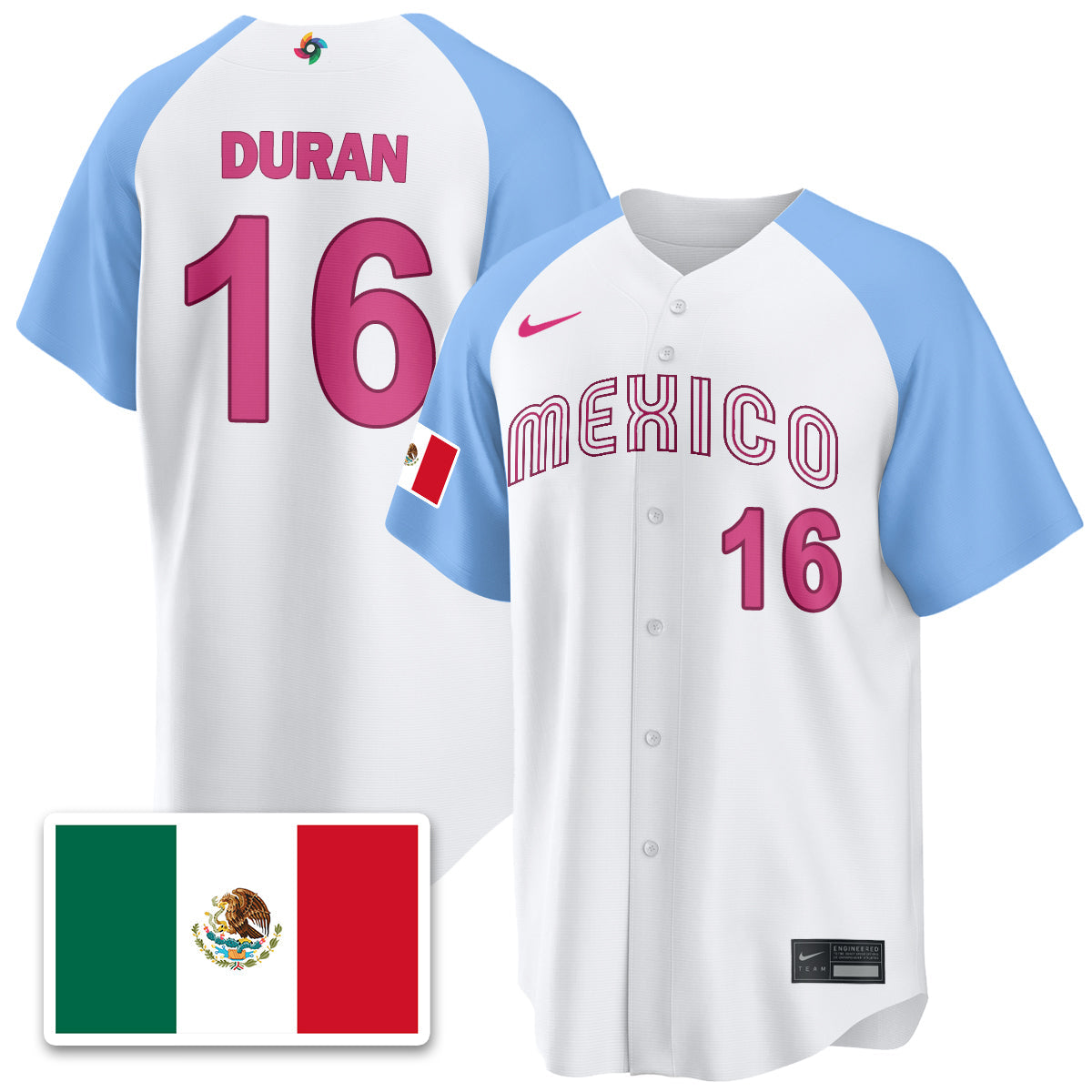 Mexico Baseball 2026 World Baseball Classic Limited Jersey - All Stitched