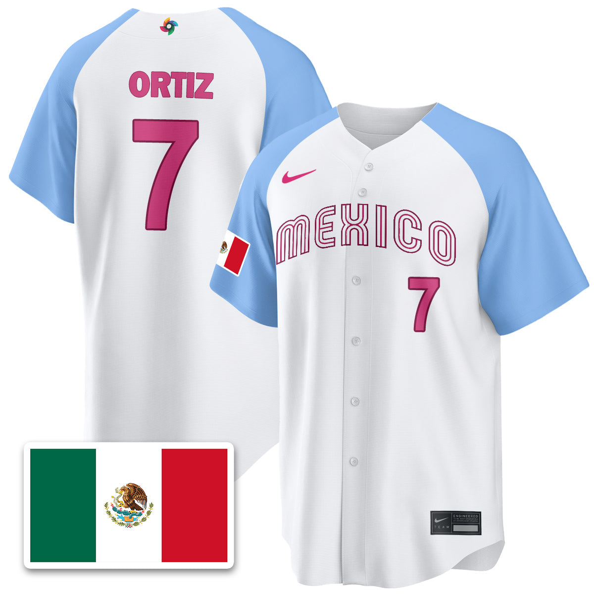 Mexico Baseball 2026 World Baseball Classic Limited Jersey - All Stitched