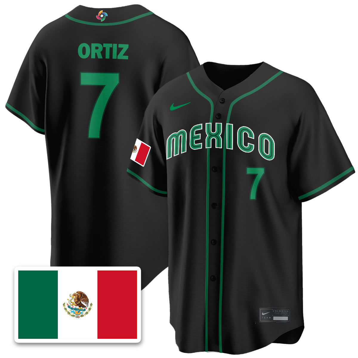 Mexico Baseball 2026 World Baseball Classic Limited Jersey - All Stitched
