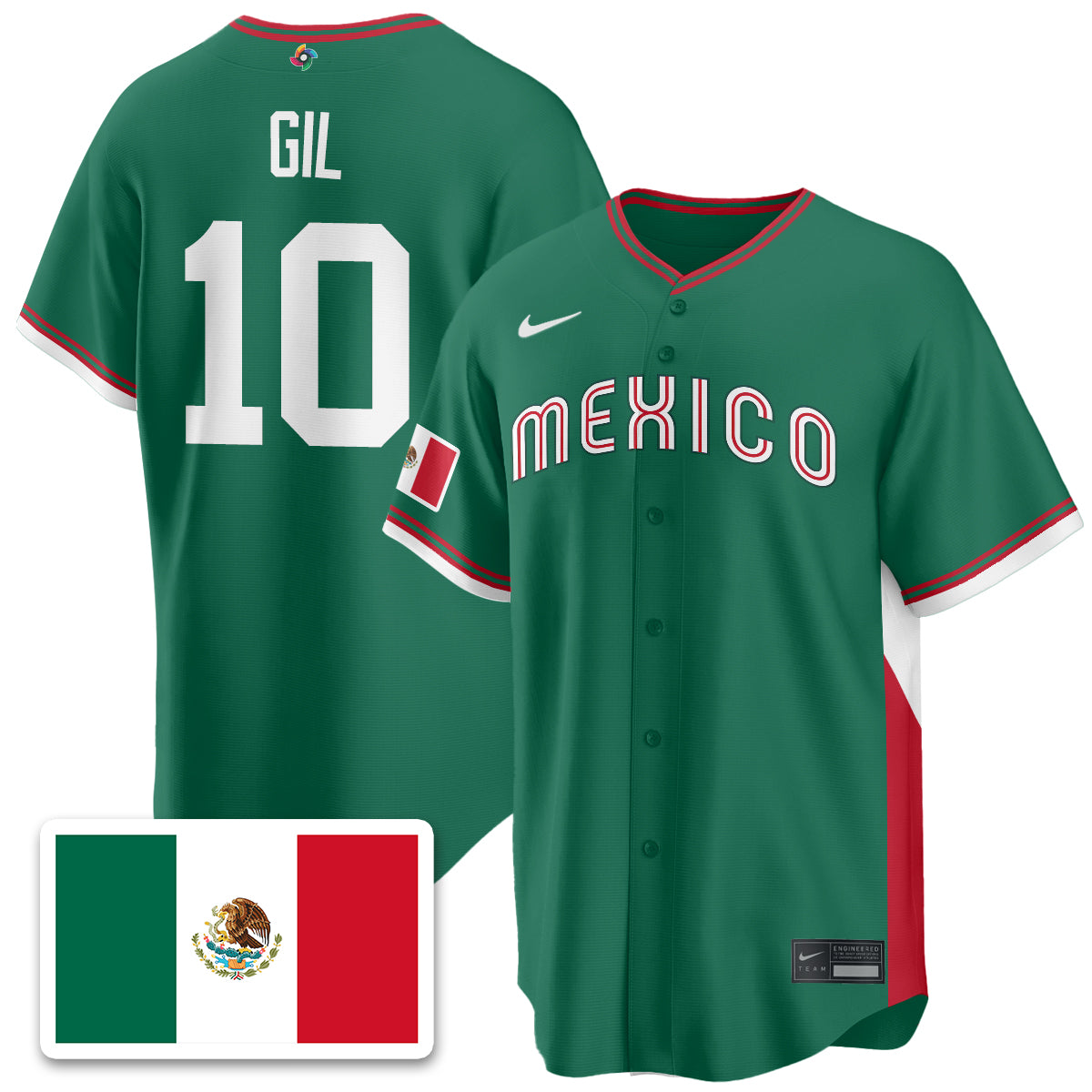Mexico Baseball 2026 World Baseball Classic Limited Jersey - All Stitched