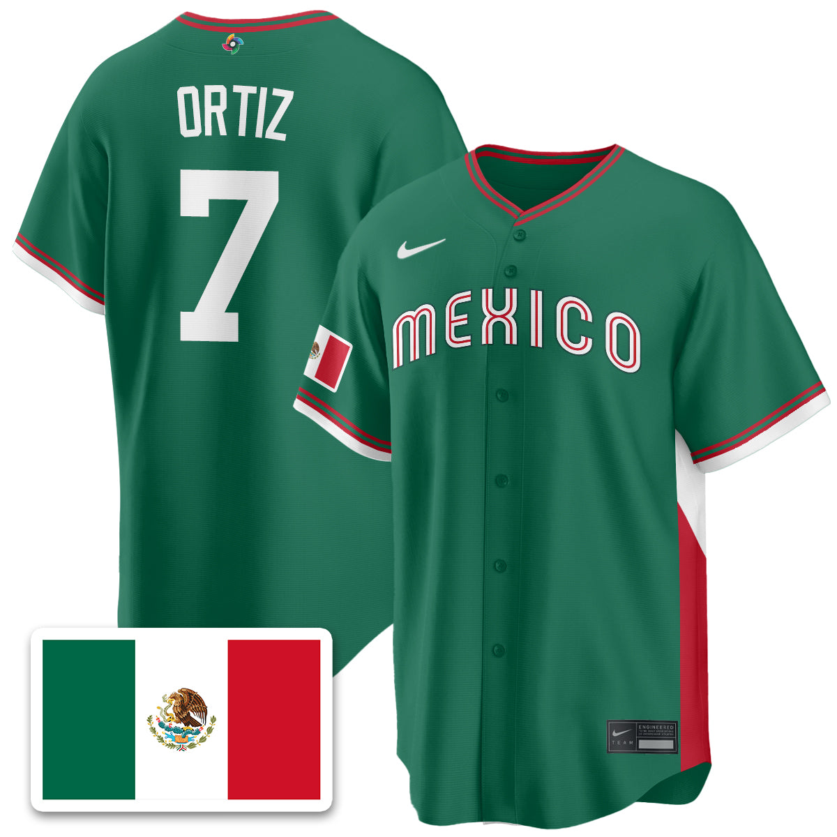Mexico Baseball 2026 World Baseball Classic Limited Jersey - All Stitched