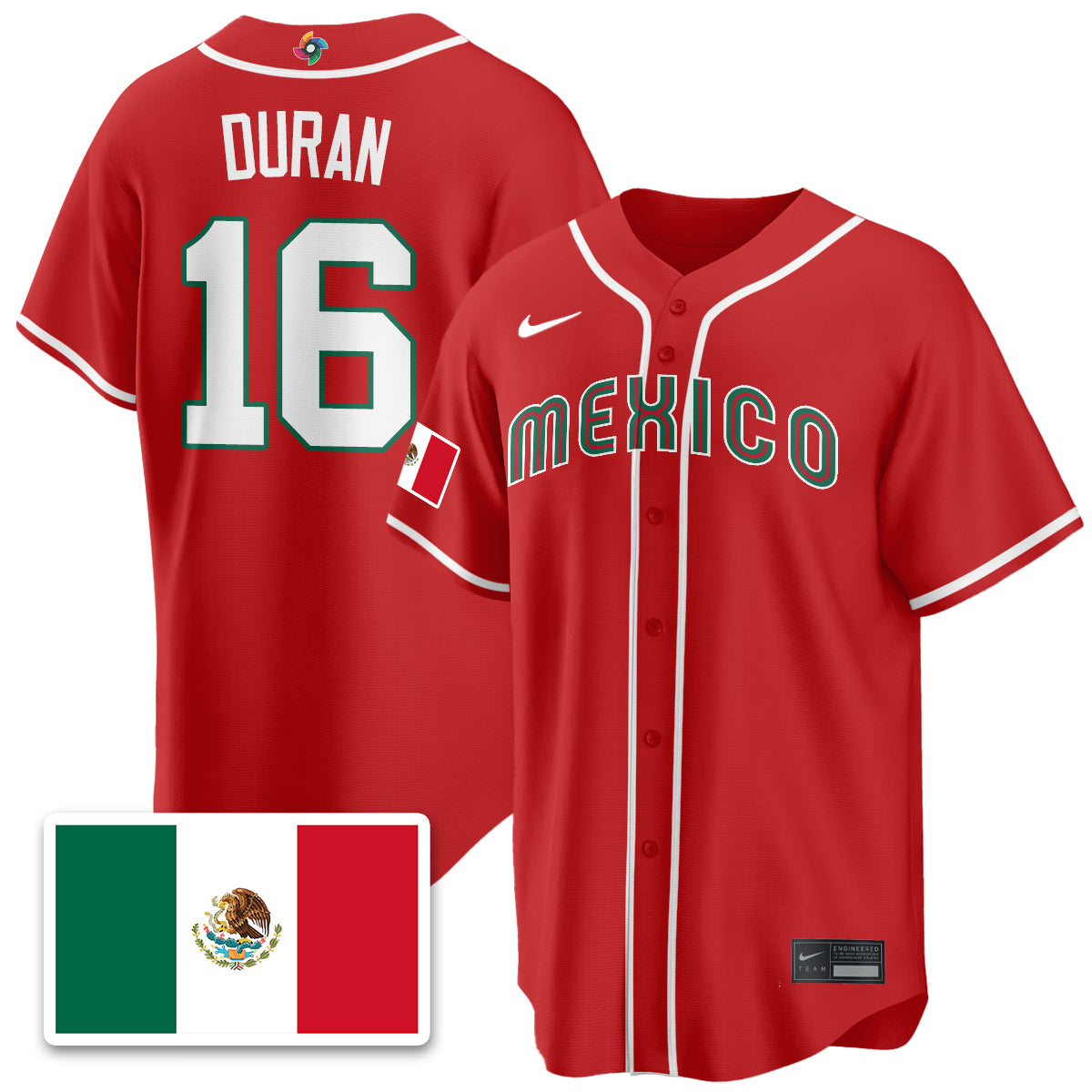 Mexico Baseball 2026 World Baseball Classic Limited Jersey - All Stitched
