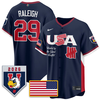 USA Baseball x Undefeated 2026 World Baseball Classic Limited Jersey - All Stitched