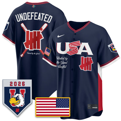 USA Baseball x Undefeated 2026 World Baseball Classic Limited Jersey - All Stitched