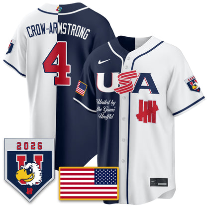 USA Baseball x Undefeated 2026 World Baseball Classic Limited Jersey - All Stitched