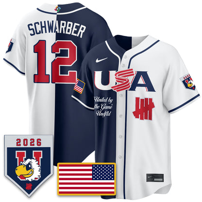 USA Baseball x Undefeated 2026 World Baseball Classic Limited Jersey - All Stitched