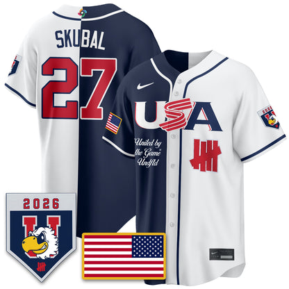 USA Baseball x Undefeated 2026 World Baseball Classic Limited Jersey - All Stitched