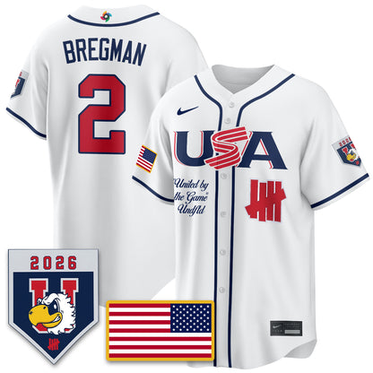 USA Baseball x Undefeated 2026 World Baseball Classic Limited Jersey - All Stitched
