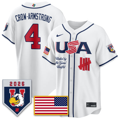 USA Baseball x Undefeated 2026 World Baseball Classic Limited Jersey - All Stitched