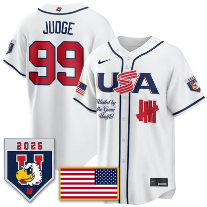 USA Baseball x Undefeated 2026 World Baseball Classic Limited Jersey - All Stitched