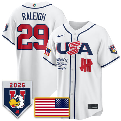 USA Baseball x Undefeated 2026 World Baseball Classic Limited Jersey - All Stitched