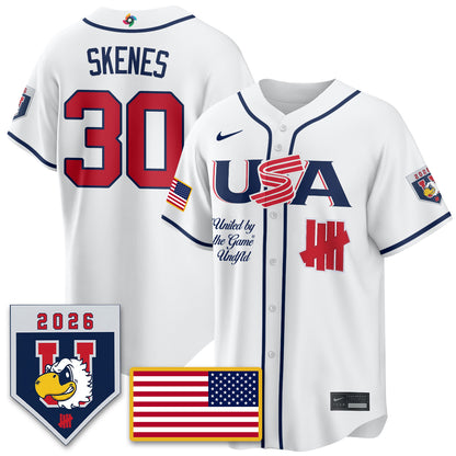 USA Baseball x Undefeated 2026 World Baseball Classic Limited Jersey - All Stitched