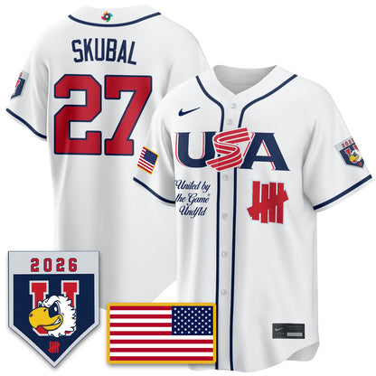 USA Baseball x Undefeated 2026 World Baseball Classic Limited Jersey - All Stitched