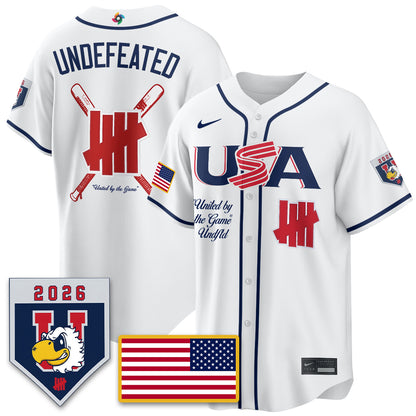 USA Baseball x Undefeated 2026 World Baseball Classic Limited Jersey - All Stitched