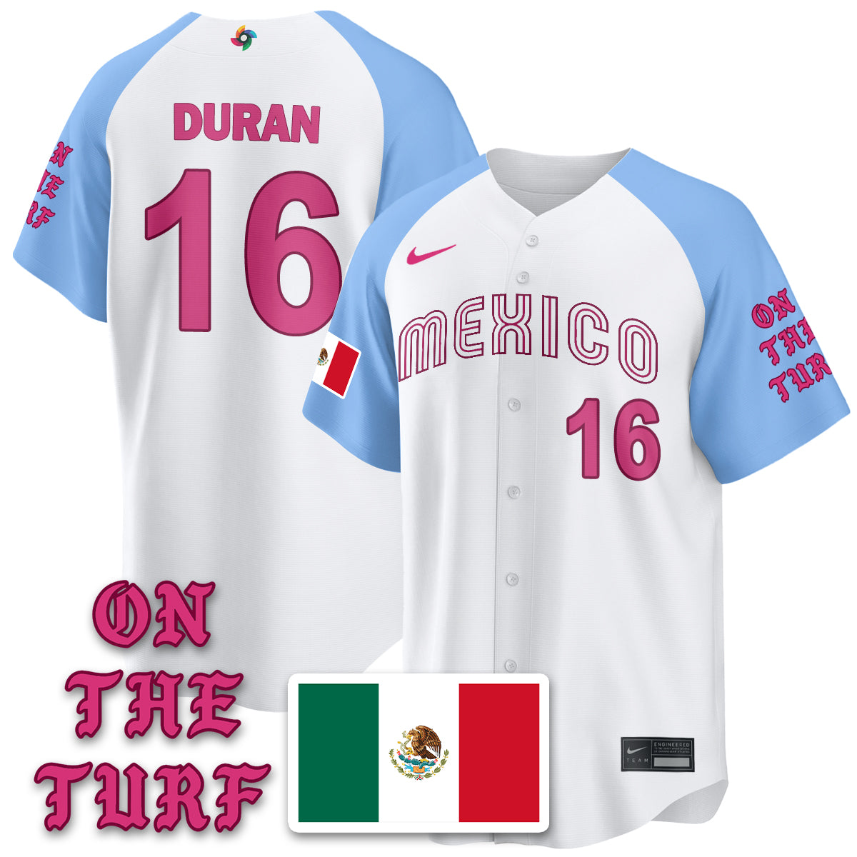 Mexico Baseball x Born x Raised 2026 World Baseball Classic Limited Jersey - All Stitched