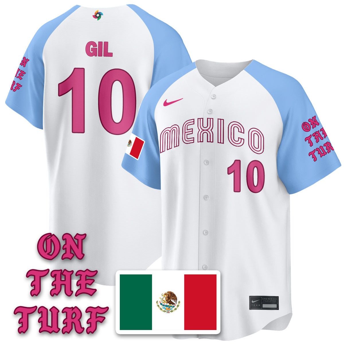 Mexico Baseball x Born x Raised 2026 World Baseball Classic Limited Jersey - All Stitched
