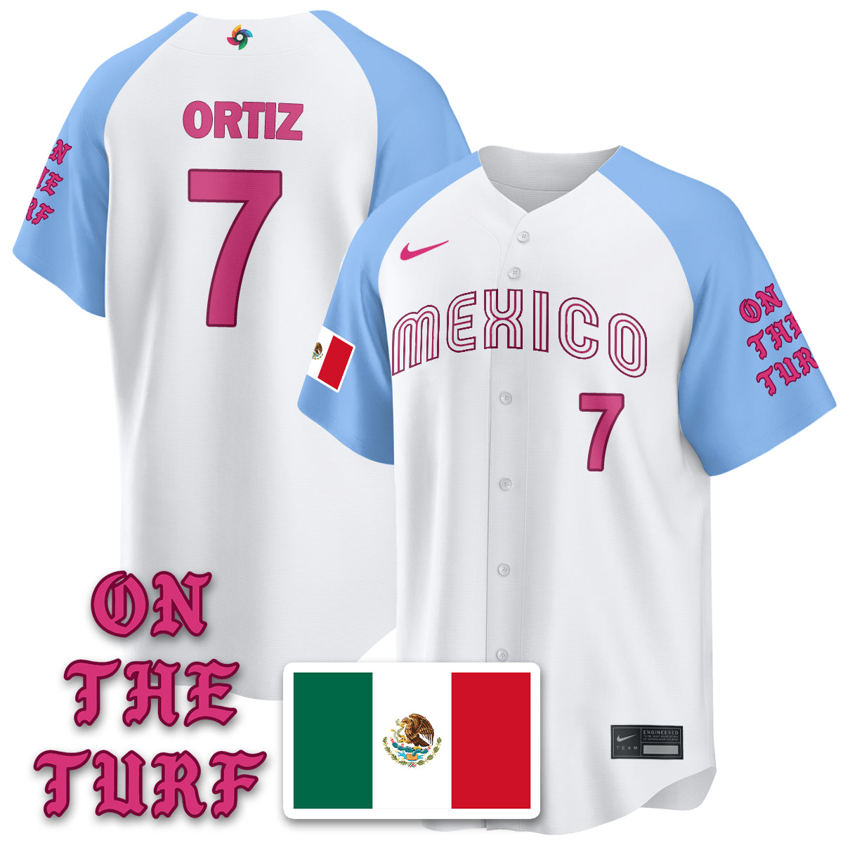 Mexico Baseball x Born x Raised 2026 World Baseball Classic Limited Jersey - All Stitched