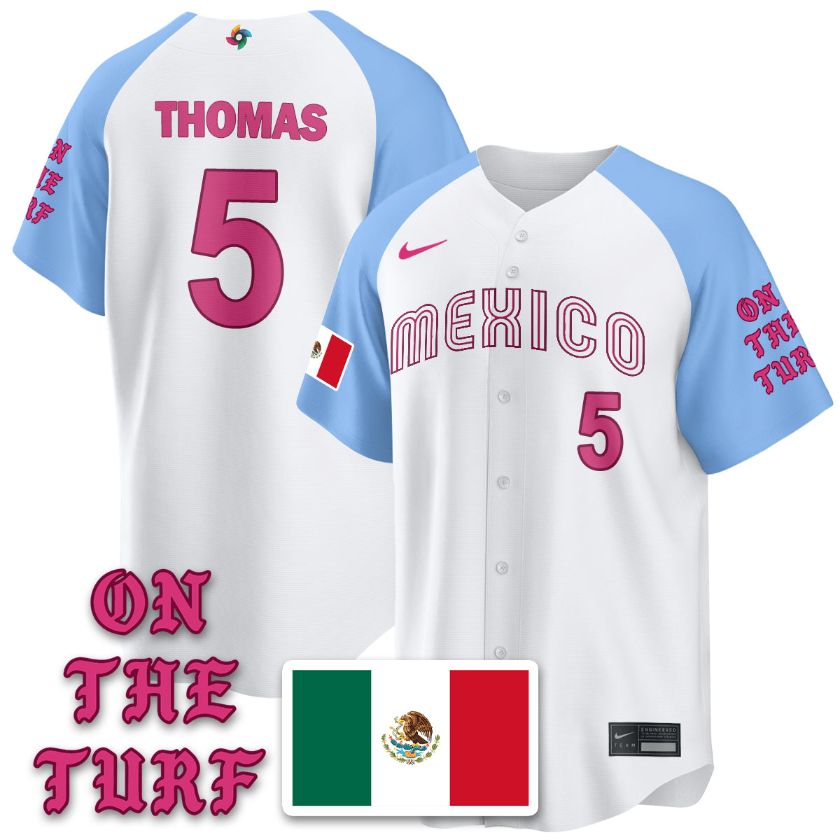 Mexico Baseball x Born x Raised 2026 World Baseball Classic Limited Jersey - All Stitched