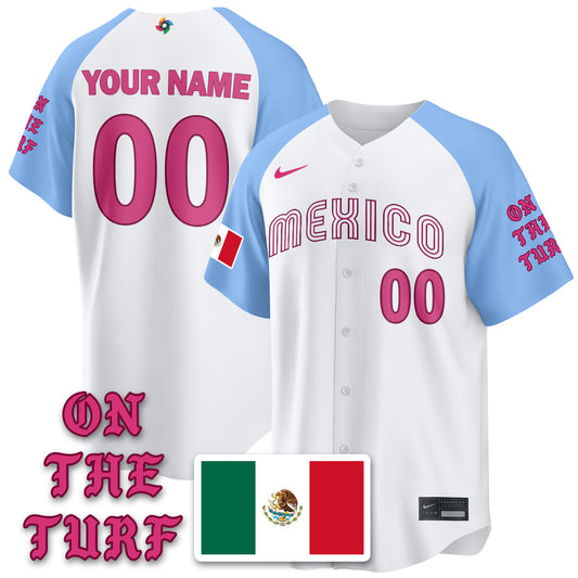 Custom Mexico Baseball x Born x Raised 2026 World Baseball Classic Limited Jersey - All Stitched