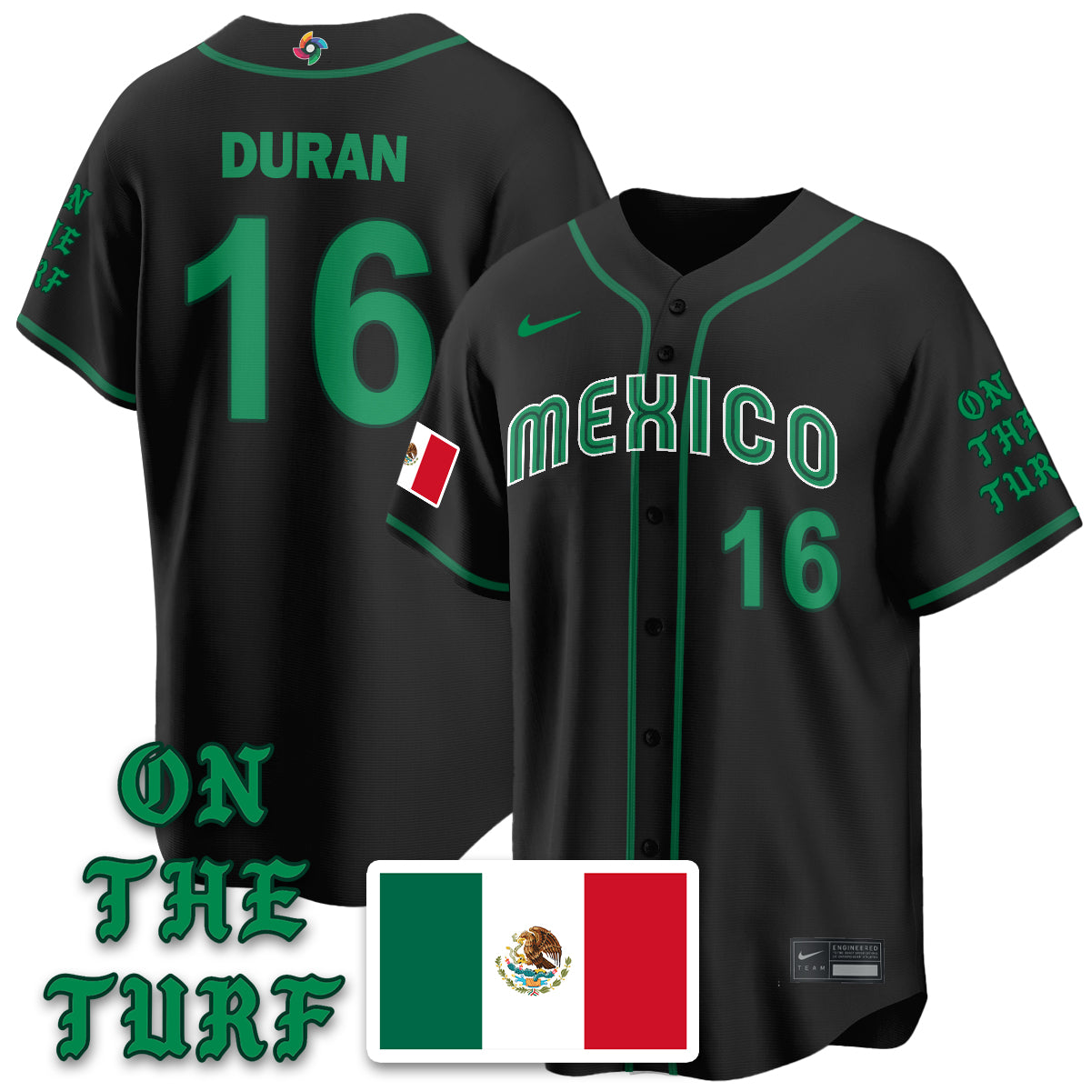 Mexico Baseball x Born x Raised 2026 World Baseball Classic Limited Jersey - All Stitched