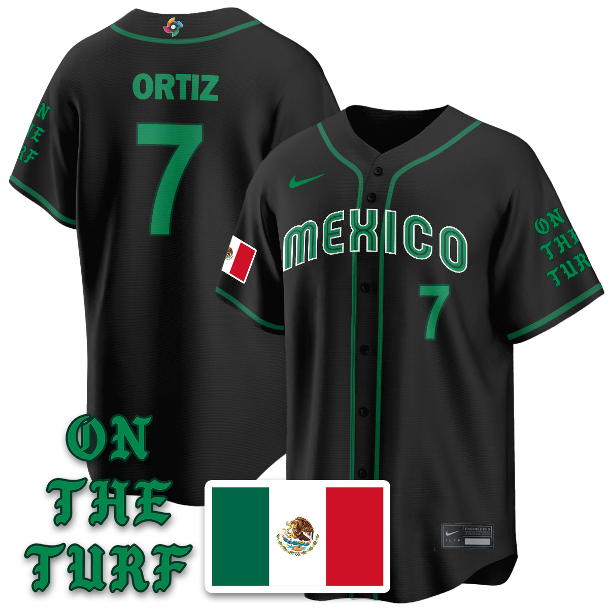 Mexico Baseball x Born x Raised 2026 World Baseball Classic Limited Jersey - All Stitched