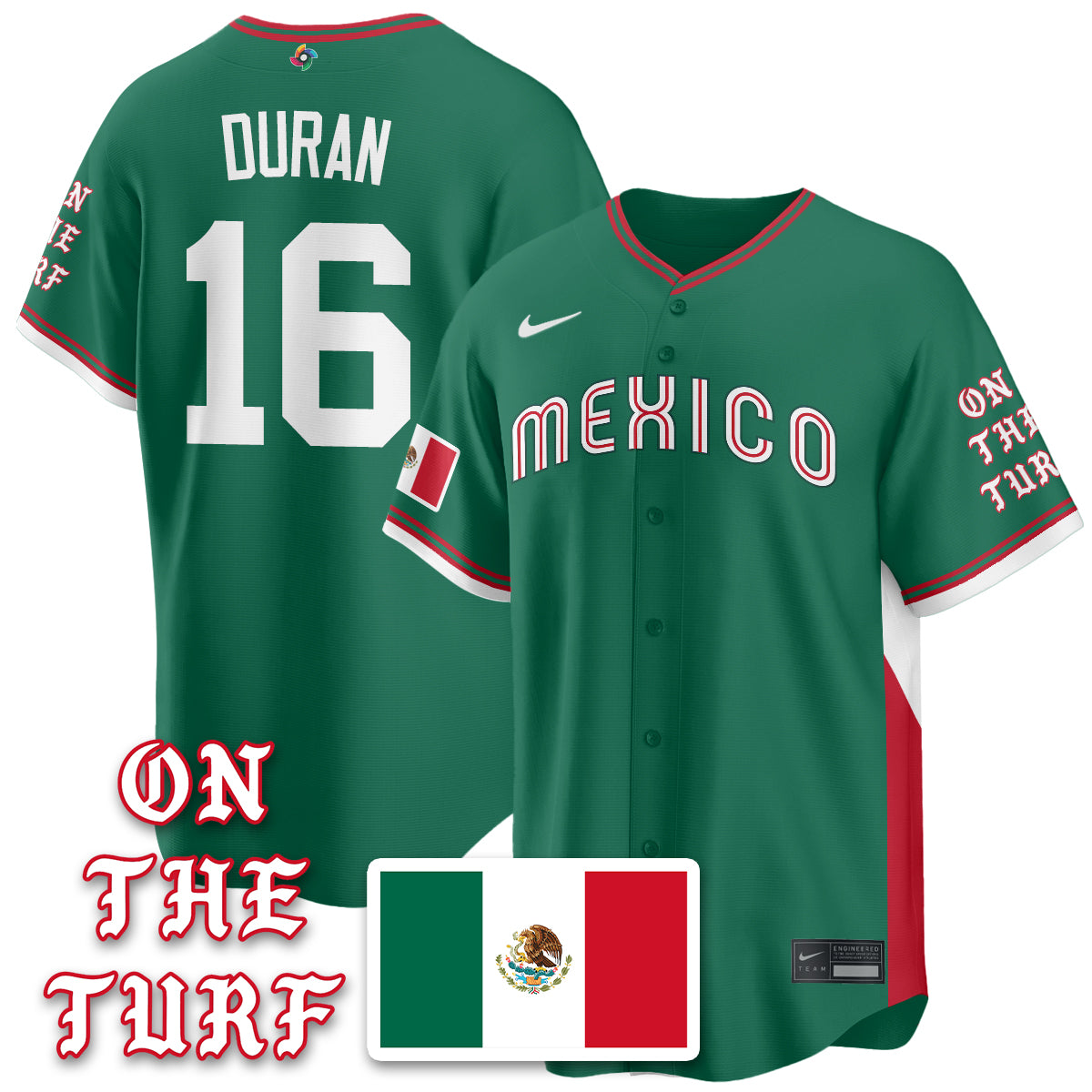 Mexico Baseball x Born x Raised 2026 World Baseball Classic Limited Jersey - All Stitched