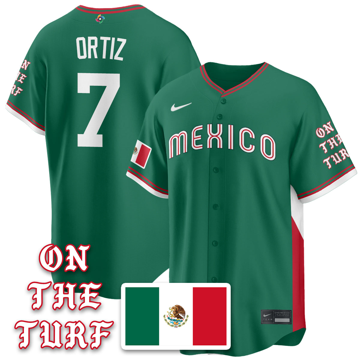 Mexico Baseball x Born x Raised 2026 World Baseball Classic Limited Jersey - All Stitched