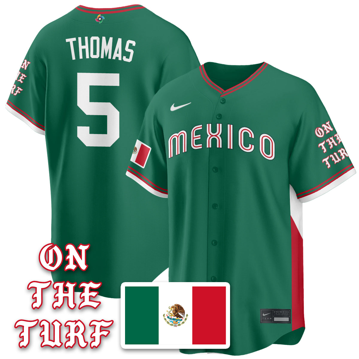Mexico Baseball x Born x Raised 2026 World Baseball Classic Limited Jersey - All Stitched