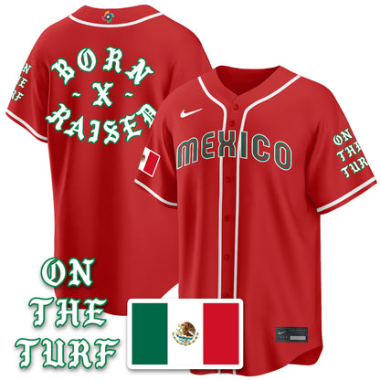 Mexico Baseball x Born x Raised 2026 World Baseball Classic Limited Jersey - All Stitched