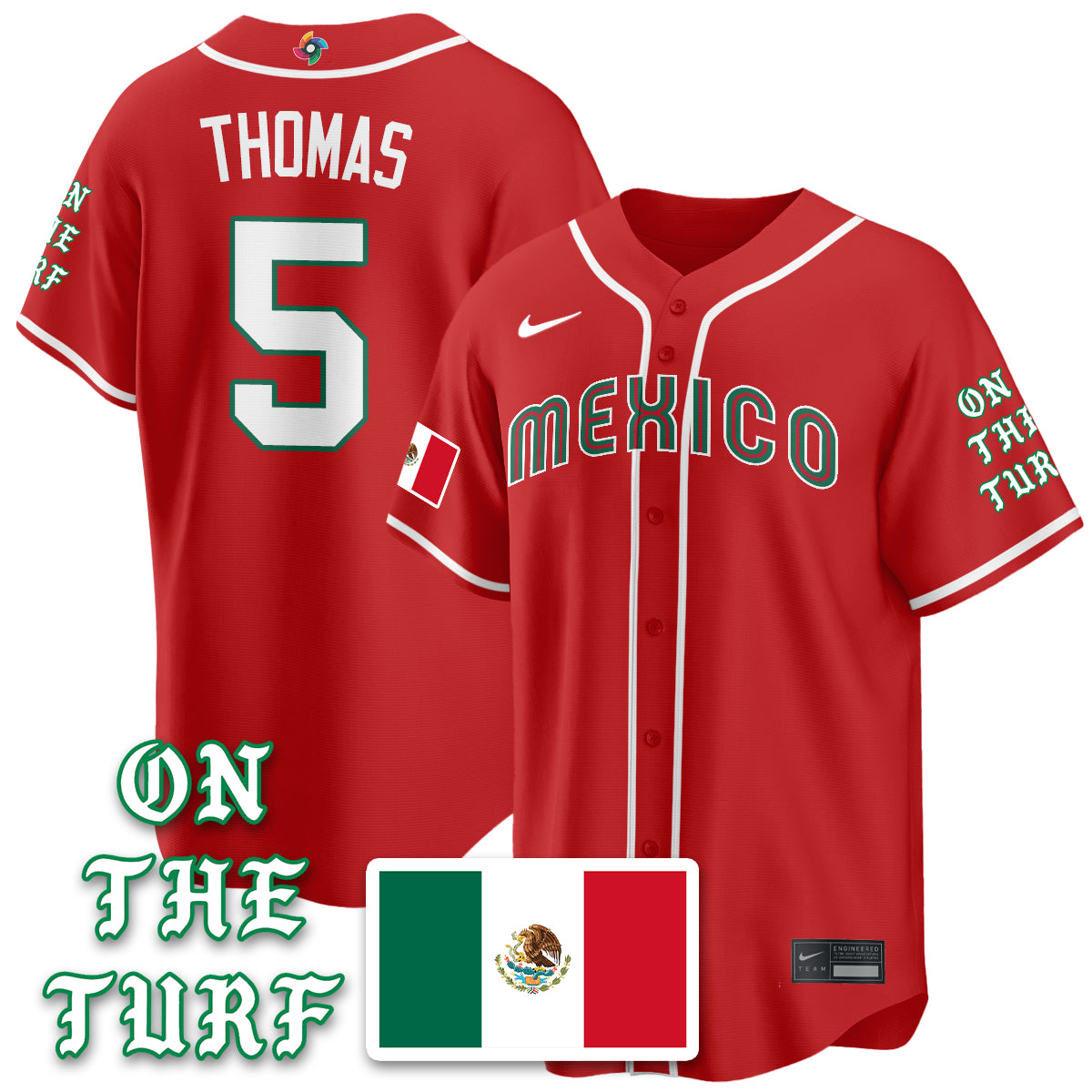 Mexico Baseball x Born x Raised 2026 World Baseball Classic Limited Jersey - All Stitched