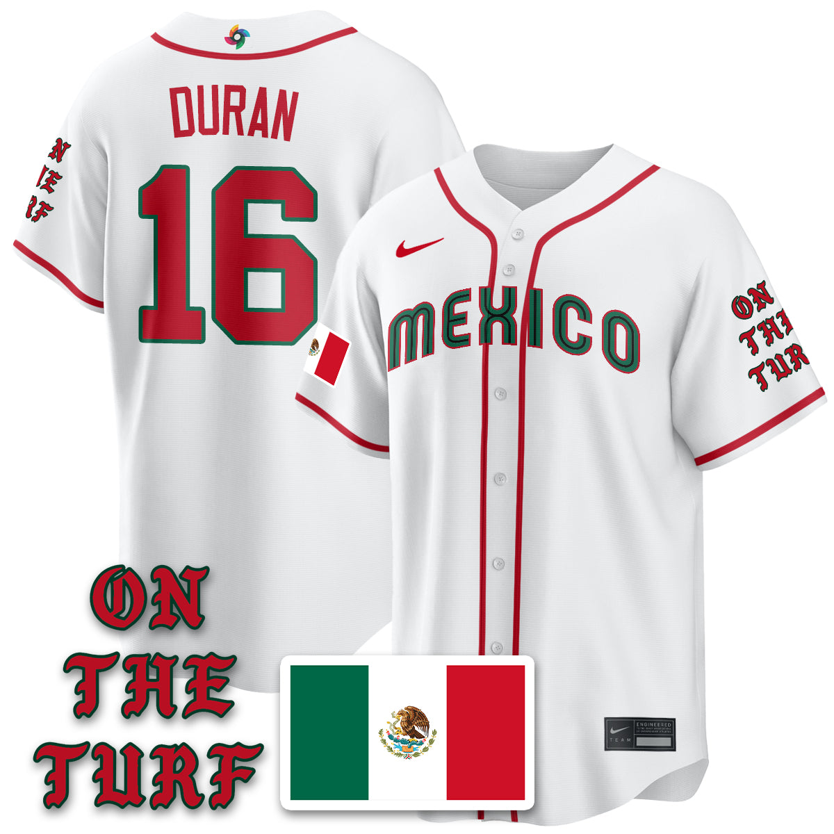Mexico Baseball x Born x Raised 2026 World Baseball Classic Limited Jersey - All Stitched